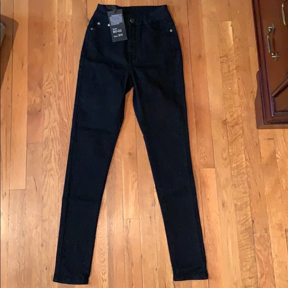 B.O.B Black High-Waisted Jeans- Brand new!!